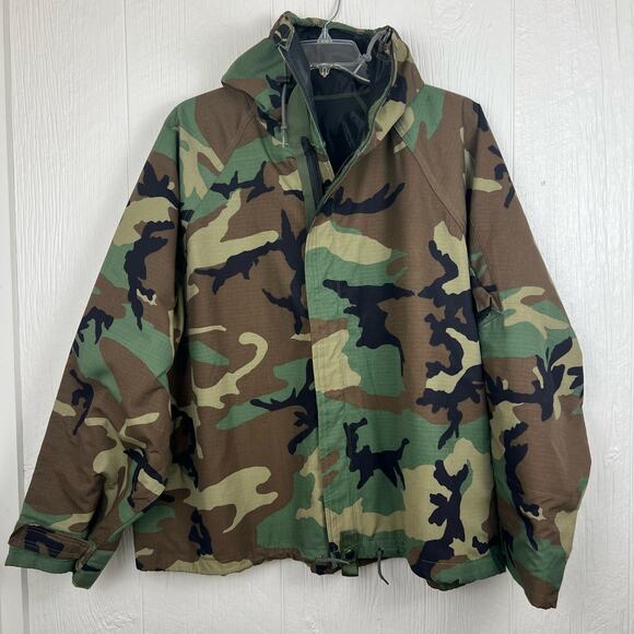 Camo Coat Jacket Men's XL Long, Military Chemical Protective Overgarment NFR - Picture 1 of 13